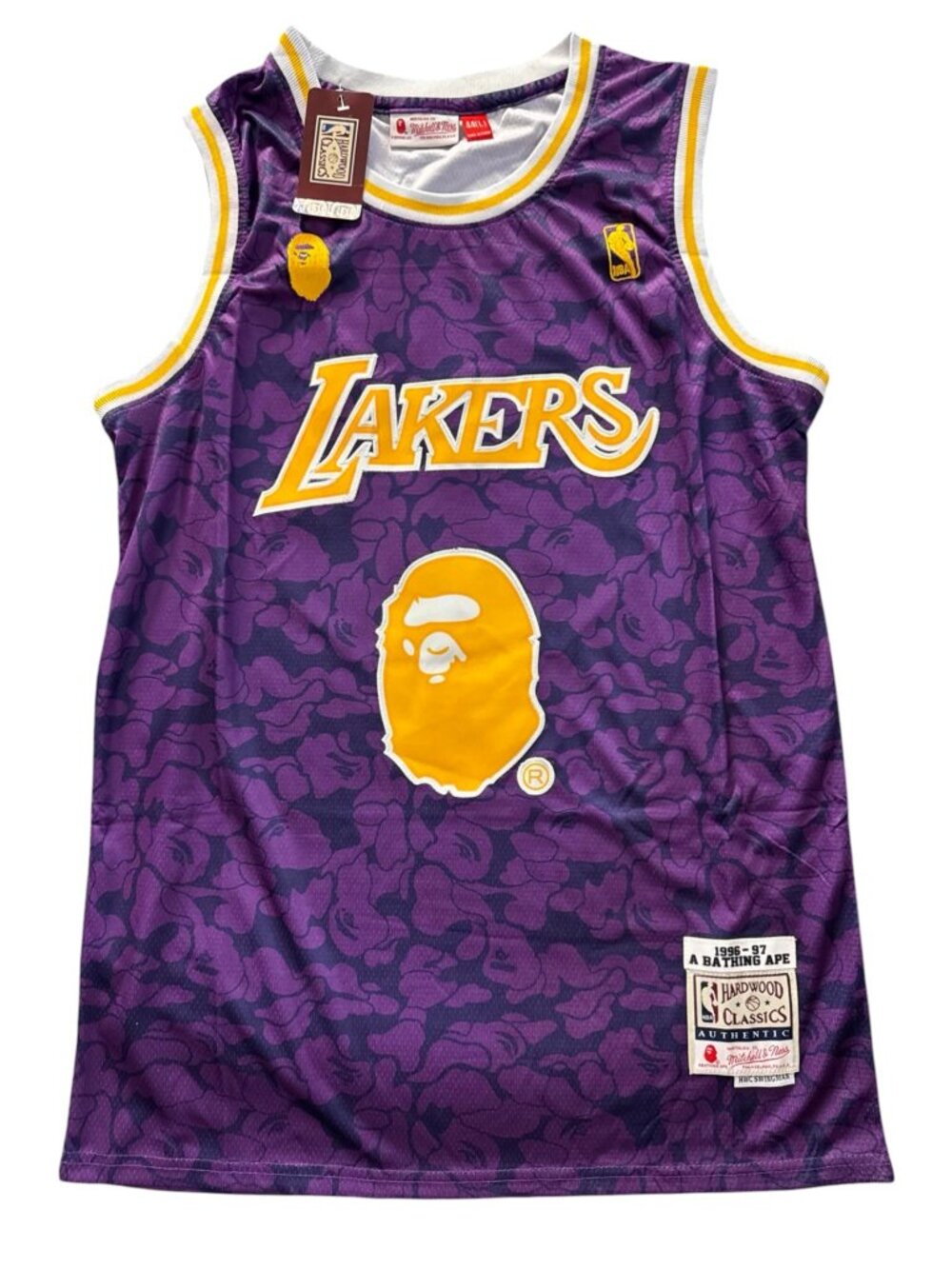 BAPE x Mitchell & Ness Jersey - Size Large - BNWT 100% Authentic